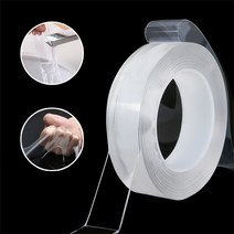 치프몰 초강력 매직 양면테이프(5cmx2M) 두께 2mm 재사용 방수 무타공