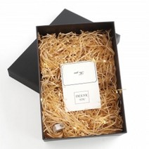 블랙 선물상자+쇼핑백 28x20cm LED전구 포장상자 생일
