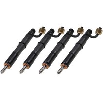 HVACSTAR 4피스 연료 인젝터 RE531802 RE551807 John Deere 4.5L 4045 엔진과 호환 590881
