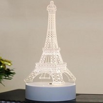 [에펠탑조명등스텐드] 무드등 LED 아크릴트리/ 에펠탑(USB타입)