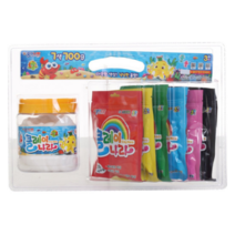 7색 700g 클레이나라 중량700g 대용량화이트점토+6색 컬러점토포함 자연건조가되고 마르면서 점토가 갈라지지않음 유아용 색채 및 창의력 학급교재로 유용 클레이