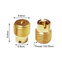 예초기 부품 카브레타 7mm 에어 제트 메인 오토바이 기화기 가와사키 Keihin FCR WH100T SCR-100CC 크기, 07 SIZE 65