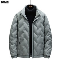 DFMEI 비즈니스 경량 패딩 남성 숏 겨울 스포츠 가볍고 따뜻한 후드 코트