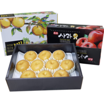 사과 배 과일 종합 선물세트 명절 추석, 1박스, 마음을 담은 선물세트 2호+보자기포장