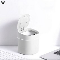 야외 화장실 업소용 원형 쓰레기통 원터치 냄새안나는 미니 데스크 화장대 프란 주방 인테리어 2개 야외 탁, 연그레이