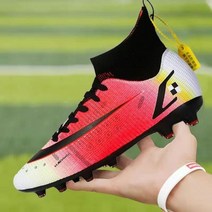 Men Soccer Shoes TF/FG High Ankle Football Boots Male Teenagers Adult Cleats Match Sneakers Green Gr
