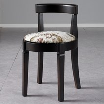 4203 SL겔러리 스툴 보조의자 화장대의자 간이의자 인테리어의자 원목의자 엔틱 빈티지 디자인 신라목재 다양한색상 아이보리 초코 브라운 블랙 화이트, 35]제이-웬지