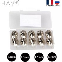 용접 토치 P80 노즐팁 전극 소모품 플라즈마 커팅 토치건 예비 부품 액세서리 LGK100, Option)5Box- 50Lots (품번 1229, 1.1미리