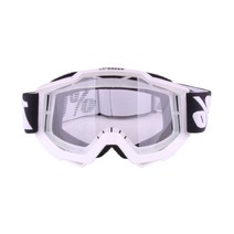 100% 100% 고글 오프로드 오토바이 고글 야외 승마 고글 DH 내리막 오프로드 헬멧 고글, 흰색 (투명)