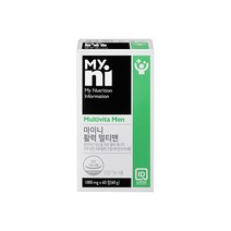 일동제약 남성 멀티비타민 종합영양제 활성 비타민B군 비타민D 아연 마그네슘 판토텐산 나이아신 마카 산수유 복분자 옥타코사놀, 60정   1 개