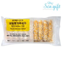 [씨기프트]냉동 빵가루 새우 6kg (30g x 200미) 왕새우튀김 도매 업소용, 단품