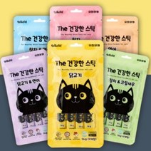 윌로펫 더 건강한 스틱 고양이 유산균 츄르 4p x 6개, 크릴새우 (4p x 6개)