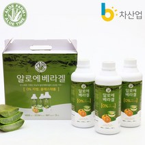 알로에팜 알로에타임 유기농 알로에겔 1050ml, 1050ml x 3병