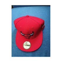 뉴에라 시카고 불스 NBA 레드 5950 피팅 모자 7 1 4