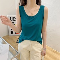 대복 여성용 모달 스판나시 민소매 티셔츠 11가지 컬러