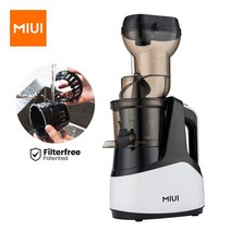 착즙기 MIUI Original Juicer Masticating 느린 콜드 프레스 with Ice Cream Strainer 필터 프리 간편한 대구경, [01] 220240V, 01 Whiter