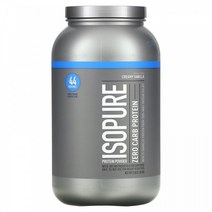 Isopure 이소퓨어 제로 카브 프로틴 단백질 가루 파우더 크리미 바닐라 Zero Carb Protein Powder 1.36kg