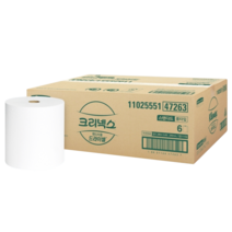 크리넥스 드라이셀 롤 핸드타올 R280 6롤 47263, 1박스