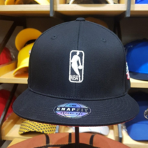 NBA 남여공용 시카고 불스 팀 멀티 로고 자수 와펜 포인트 블랙 칼라 스냅백 모자
