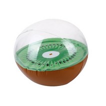 비치볼 튜브 투명 40cm pvc 풍선 공 비치 볼 두꺼운 만화 과일 수박 오렌지 풍선 볼 비치 볼 볼 구덩이 공 kendama, 05(40cm)