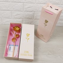 금박 장미꽃 생일 생신 여자친구 엄마선물 결혼 기념일 장모님선물 어버이날 선물 40대 50대, 1개, 푸른 색