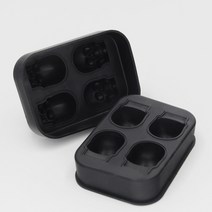 슬러쉬기계 얼음틀 얼음트레이 3D 해골 몰드 아이스 큐브 트레이 메이커 볼 위스키 칵테일