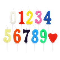 숫자초 케이크 장식 양초 나이초, 숫자4