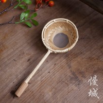 대나무 차 필터 핸드메이드 나무향 다기 녹차 보이차 여과기 차망 빈티지 손님 카페 예쁜 귀여운, 죽편다루3호