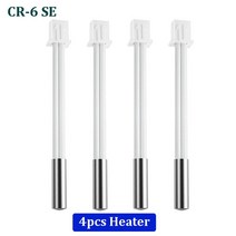 돼지꼬리히터 24V 40W 카트리지 히터 Ender 3 S1 CR6 가열 막대 100K 서미스터 온도 센서 프린터 부품, 08 4pcs CR6 SE Heater