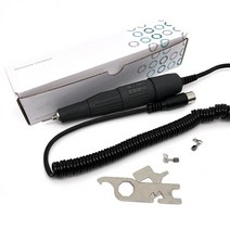 세신드릴 H37L1 마라톤 강한 35000 제어 상자에 대 한 210 RPM DC 30V 핸드 피스 전기 매니큐어 기계 훈련 펜 네일 드릴 핸들, 1.라이트 그레이