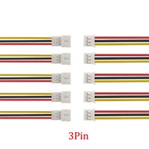 2/5/10Pair 26AWG 마이크로 JST PH2.0mm 2-6 핀 남성 플러그 여성 잭 와이어 커넥터 20CM PH 2.0 전기 케이, 3Pin_2Pairs