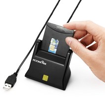 카드리더기용품 유심칩 usb2.0 리더기, USB2.0 우아한 블랙
