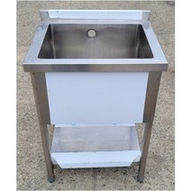 업소용 씽크대 개수대 세정대 600x500x800 ( 배수구포함)