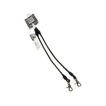 쏘아베 레오파드 더블 리드줄(블랙)