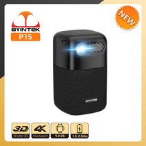 프로젝터 BYINTEK P15 스마트 안드로이드 와이파이 LED DLP 홈 야외 휴대용 미니 배터리 3D 4K 시네마 1080, 1.P15