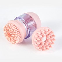 강아지 고양이 마사지 목욕 브러쉬, 핑크