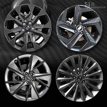 JS automotive 뉴SM5 라구나 휠 타이어 마스크 17인치 카본 홀로그램 프리즘 스티커 튜닝필름 가드 긁힘방지 몰딩 패널 DIY 익스테리어 장식용품, S타입