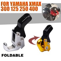 yamaha xmax xmax x max xmax 오토바이 수하물 가방 후크 발톱 걸이 크로 셰 뜨개질 그립 헬멧 홀더 부품, 검은색