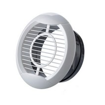 환기구 덕트 배기 튜브 후드조절 가능한 공기 환기 커버 라운드 덕트 천장 벽 구멍 abs air vent 그릴 루버 주방 목욕 공기 콘센트 fresh system, 검은 색, 직경 200mm