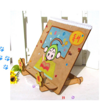 퍼니스쿨 독서대 동물독서대 원숭이 고양이 독서대 만들기 책 읽기, 1세트, 1.사각 독서대