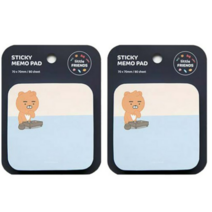 카카오프렌즈 리틀프렌즈 라운드 점착메모지, 리틀 라이언, 20개