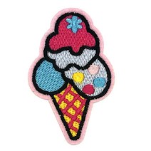 열접착식 와펜 아이스크림13 자수 패치 다림질 와펜