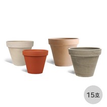 마이플랜트 테라코타 독일 토분 표준형 ( 받침세트 ) 빈티지 화분, 그래니트