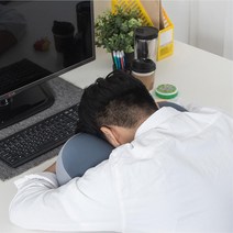 사무실 휴식 말랑한 수면 목쿠션 베개 엄마선물 다리받침 편한잠 쫀득한 에어볼, 히루네 필로우