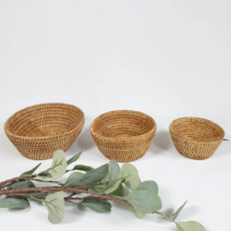 라탄 브레드 바스켓 오발 플레이트 타원 바구니 간식바구니 (4사이즈), 오발 플레이트 SS