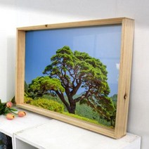 [바보사랑] 우드프레임액자_늘푸른소나무, 타입선택:1.풍수건강을가져다주는소나무