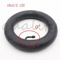 호버보드 10x2 내부 튜브 구부러진/직선 인치 세발 자전거 유모차 스쿠터 밸런싱 호버 보드 타이어, 02 0 inner, 한개옵션1