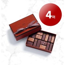 la maison du chocolat 라메종뒤쇼콜라 프랑스 정통 수제 명품 제스처 다크 밀크 초콜릿 3종 16개입 112g Gesture Box Dark Milk Chocolat, 4팩