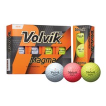 VOLVIK 고탄성 비거리 공기저항 스핀 뉴 마그마 3PC 골프공, 뉴 마그마 화이트 3PC