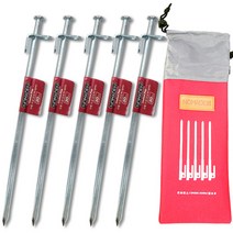 단조팩 텐트팩 고강도 크롬30cm 파우치세트, 단조팩파우치30cm+고강도크롬30cm5p